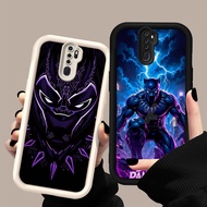 GK-10 Black Panther Marvel Silicone Black white Casing for OPPO Reno 8T 2Z A9 A5 F11 2F 2020 Pro 5G