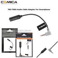 Comica TRS to TRRS Audio Cable Adapter For Iphone Samsung HTC & Sony Smartphone (3.5mm Jack) - CVM-S