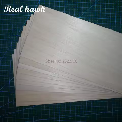 5pcs 300x100x0.75/1/1.5/2/2.5/3/4/5/6/7/8/9/10mm DIY Material Balsa Toys Carving Latest Plate Univer
