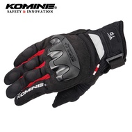 SALE Komine GK220 Protect Mesh Gloves (Spot limited) Motorcycle Riding Anti-fall Gloves Unisex Glove