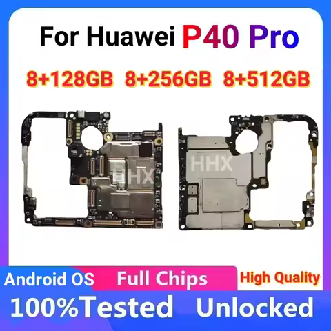 For HuaWei P40 Pro Motherboard Unlocked OK Main Logic Board Clean IMEI Full Chips Tested ﻿ 256GB 512