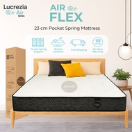 Lucrezia Air Flex 23cm Compressed Pocket Spring Mattress – Single, Super Single, Queen, King
