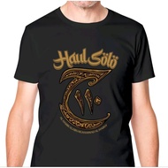 HAUL SOLO AL HABIB ALI BIN MUHAMMAD AL HABSY GOLD PATTERN T-SHIRT