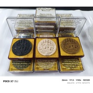 Original Thailand Amulet Jatukam Ramathep BE2550 Wat Than Chai Mass Chanting Luck Wealth Protection