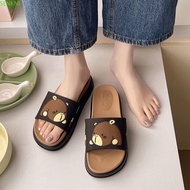 SENKNI Thick Soled Slippers, Soft Non-Slip Cartoon Slippers, Cute Cartoon Kawaii Animal Beach Slippe