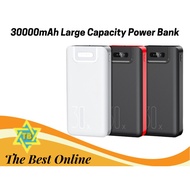 30000mAh Large Capacity Power Bank Ready Stock Power Bank Fast Charging USB Power Bank