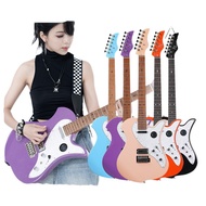 Gitar Elektrik AKAMA SONUS Baharu untuk Pemula dengan Penala, 24 Fret, Goncang Tunggal Enam Tali