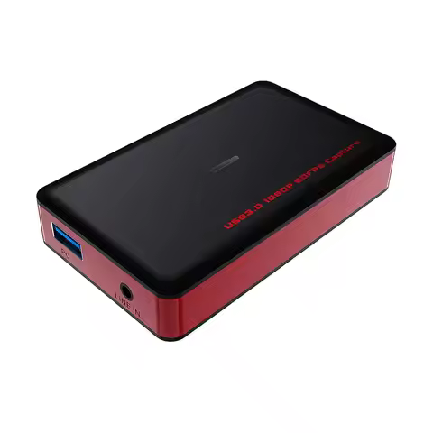 Y&H 4K30 HDMI Capture Card 1080p60 USB 3.2 Gen 1 Type-C & USB-A Zero-Lag Pass-Through 3.5 mm Line-In
