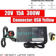 Replacement for Lenovo 300W 15A 230W 11.5A Legion Y920 R7000P R9000P R9000K Y9000K Laptop Charger