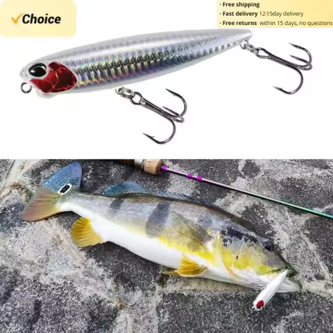 TSUYOKI Fishing Lure 2024 Japanese Duo Realis Pencil 100mm Surface Pencil Topwater Fishing Lure Pesc