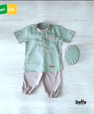 DAFFA COLLECTION : KOKO DAFFA 04 - BAJU KOKO BAYI DAN BAJU KOKO ANAK 0-4 TAHUN BAHAN TOYOBO