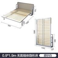 No Box Hanging Foot Solid Wood Boards Invisible Bed Hardware Accessories Function Balcony Forward Tu