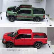 Kinsmart (12cm) 2022 Ford F-150 Raptor 4X4 Pickup Truck Diecast Mainan Koleksi Kereta
