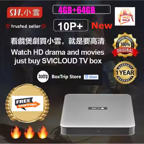 [Genuine]Svicloud 10P+ android tv box hot in UK Japan USA Singapore CA Korea Australia NZ Chinese vs