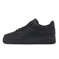 Nike Casual Shoes Air Force 1 SP Men's Black Perforated Leather AF1 Sneakers [ACS] HF8189-001