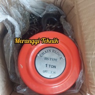 Id6112 Pulley chain block 1 ton 3 meters