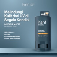 Kahf Sunscreen Stick Invisible Matte SPF 50 PA++++ 22 g - Sunscreen Perawatan Wajah Pria - SuitableΒ