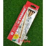 Stabilo Trio HB Triangular Jumbo Pencil Foc Jumbo sharpener 362HB6P1