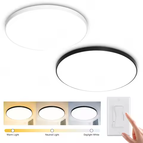 37cm Ultra Thin LED Ceiling Lamp 30W/40W/50W/72W LED Lights Indoor Modern Round Surface-mounted Ceil