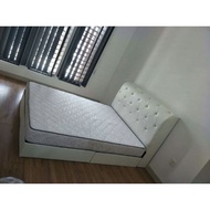 Divan queen set sekali tilam 8 inci /katil queen /tilam queen