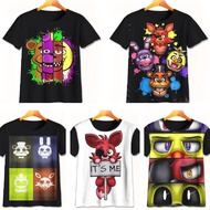 Cool FNAF 3D T-Shirt | FNAF Game T-Shirt | FNAF Clothes for Children Aged 1-12 Years