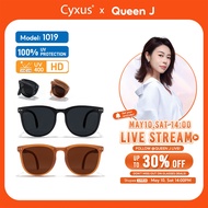 Cyxus Polarized Foldable Sunglasses for Women Men Folding Sun Glasses Frame UV400 Eyeglasses 1019