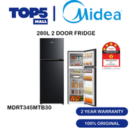 Midea 280L 2 Door Refrigerator MDRT345MTB30 Fridge