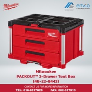 Milwaukee PACKOUT™ 3-Drawer Tool Box (48-22-8443)