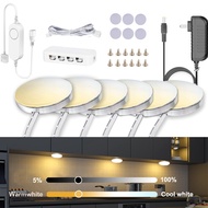 Tuya wifi RF Remote Control Under Cabinet LED Light CCT Light Warm+White Double Color Temperature for Kitchen Closet Lighting