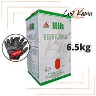 Cuit Kamu Gas Freon R600a r600 inverter non inverter 6.5kg Fridge Refrigator Frezer New Model Peti A