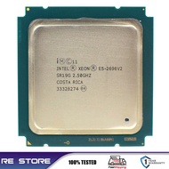 ใช้ Intel E5 Xeon 2696 V2 2.5GHz 12-Core 24-Thread เครื่องประมวลผลซีพียู30M 115W LGA 2011 E5 2696v2 