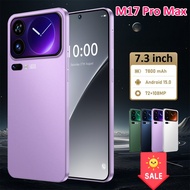 M17 Pro Max 5G Mobile Cell Phones 7.3inch Android Smartphone 16GB+1TB