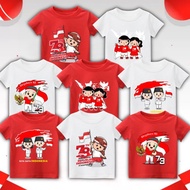 Baju 17 agustus Kaos Anak DTF Special 17 Agustus 1- 6 Tahun