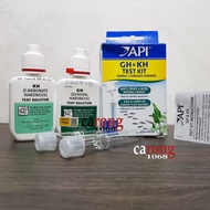 Check alkalinity KH (carbonate hardness) and total hardness GH (total hardness) of freshwater enviro