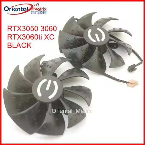 2pcs/lot PLD09220S12HH 86mm DC12V 0.55A 4Pin GPU Fan For EVGA RTX3060ti RTX3050 RTX3060 XC BLACK Gra