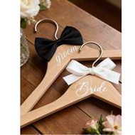 Wedding Dress Hangers, Wedding Dress Hanger Set, Wooden Wedding Dress Hangers - Suit And Dress Hange