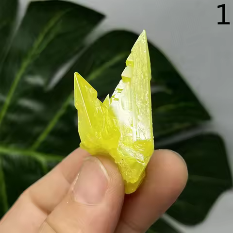 Natural Sulfur Clusters Mineral Specimens Exorcise Shelter Home Decor Witchcraft altar Prayer Crysta