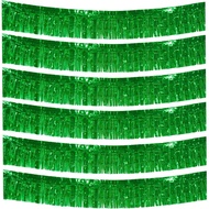 6 Packs 10 Feet Foil Fringe Garland Metallic Foil Tinsel Fringe Garland Wall Hanging Fringe Banner f