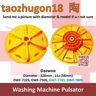 Daewoo (H38mm) Washing Machine Pulsator Mesin Basuh Kipas DWF-722S DWF-750S DWF-778S DWF-780S DWF-77