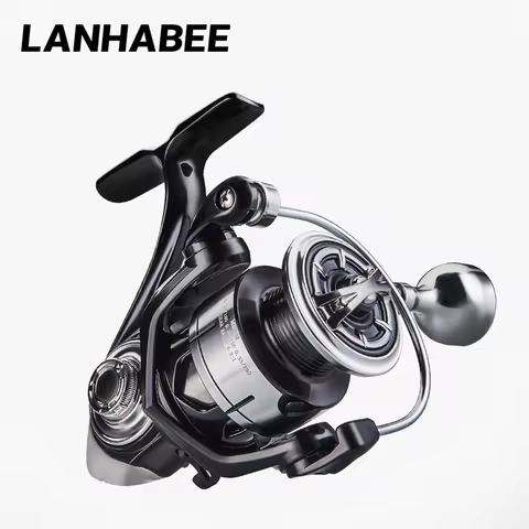 LANHABEE Spinning Reel Freshwater Fishing Reel Max Drag 15kg 5.2:1 All Metal Sealed Waterproof Spool
