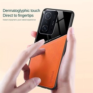 11t pro case leather texture car magnetic holder cover for xiaomi 11t mi11t mi 11 t pro xiaomi11t so