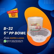 BENXON B-32 PP Plastic Bowl 5" [ 100pcs± ] | Disposable PP Plastic Bowl