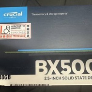 [全新未開封過保]Crucial BX500 240GB SSD