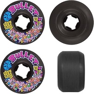 60mm Bullet Riot Black Vomits 97a Slime Balls Skateboard Wheels