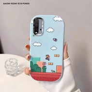 Softcase For Xiaomi Redmi 9 9T 9A 9C A3 Game Mario Back Cover Case Soft Original Liquid Silicone Cas