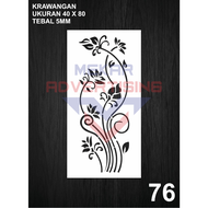 KRAWANGAN PVC BOARD / ORNAMEN PVC FOAM BOARD TEBAL 5MM
