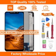 Original LCD With Frame For XIAOMI Poco F1 / Pocophone F1 LCD Touch Screen Display Assembely Replacm