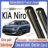 Suitable for KIA Niro Double-Layer Rubber Strip Wiper KIA Niro Car Double Rubber Strip Wiper Front W