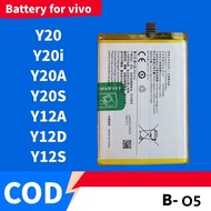 Battery Compatible For VIVO Y20 / Y12A / Y12D / Y12S / Y20 V2029 / Y20I V2032 / Y20 2021 / Y20A 2021