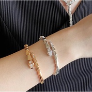 Open Snake-Shaped Bracelet Girls High-End Snake Bone Bracelet Couple Bracelet Hand Jewelry
